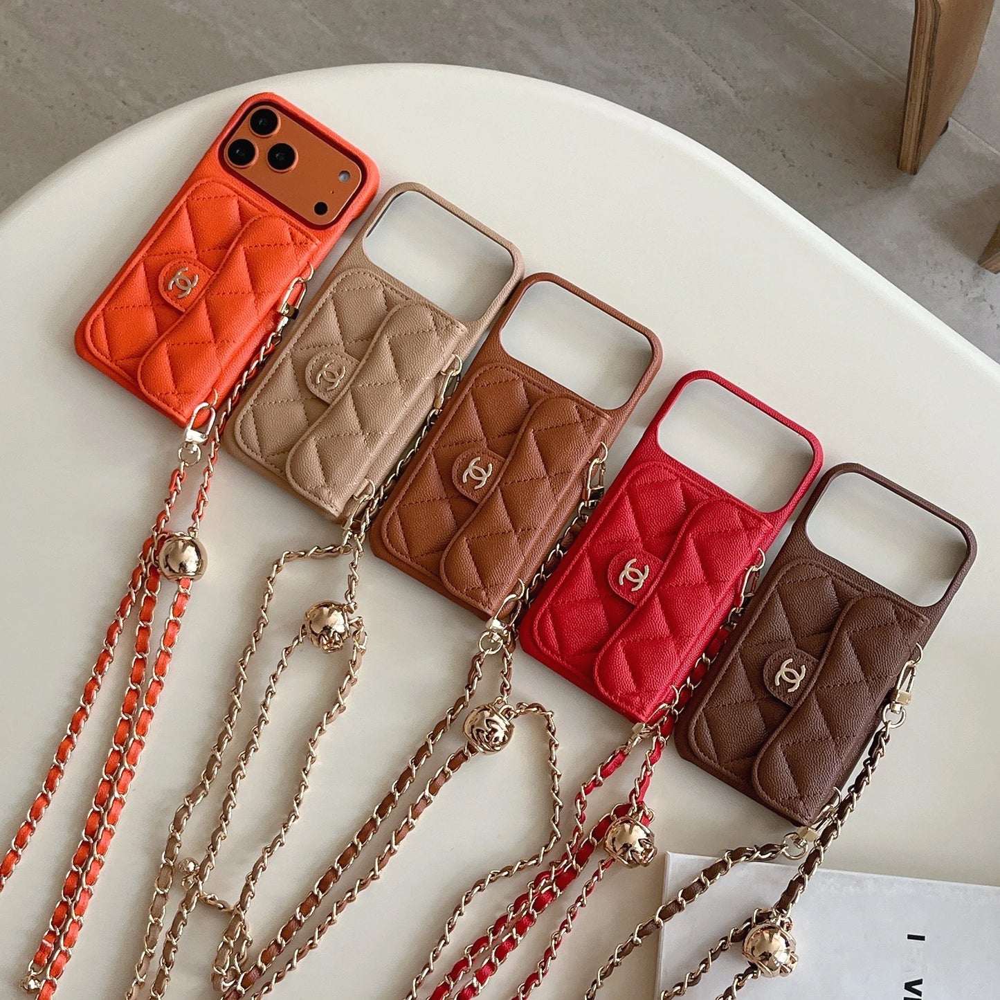 Chanel Phone Case Bag with Straps for iPhone 17/16 Pro / Max