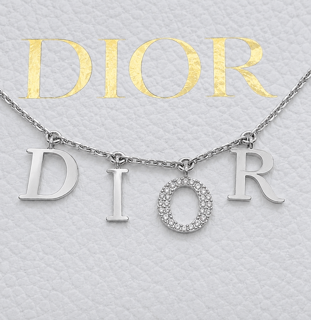 Dior CD O Women Silver/Gold Necklace