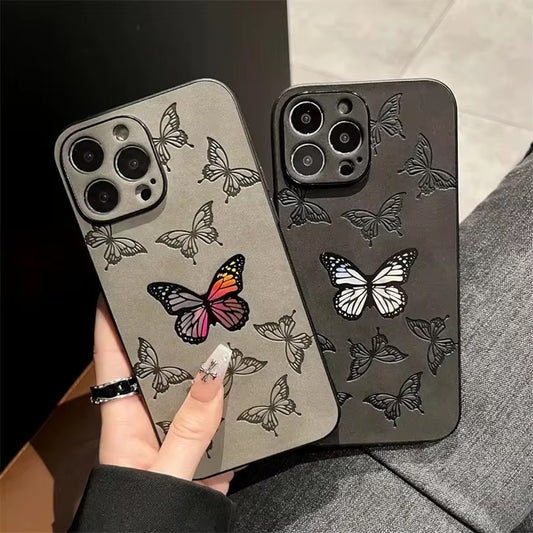 🦋 VZ Chrome Butterfly Case for iPhone 16/15 Pro