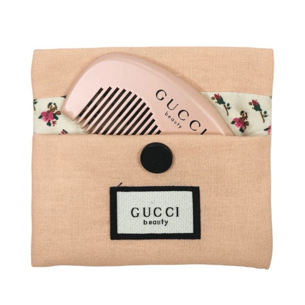 Gucci Beauty Pink Comb & Pouch Set