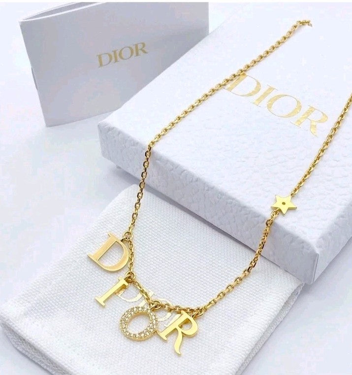 Dior CD O Women Silver/Gold Necklace