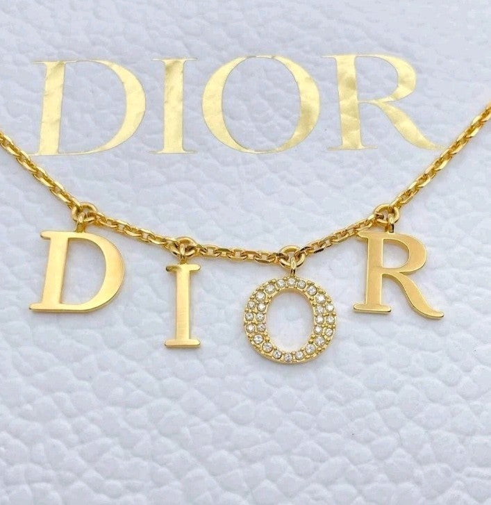 Dior CD O Women Silver/Gold Necklace